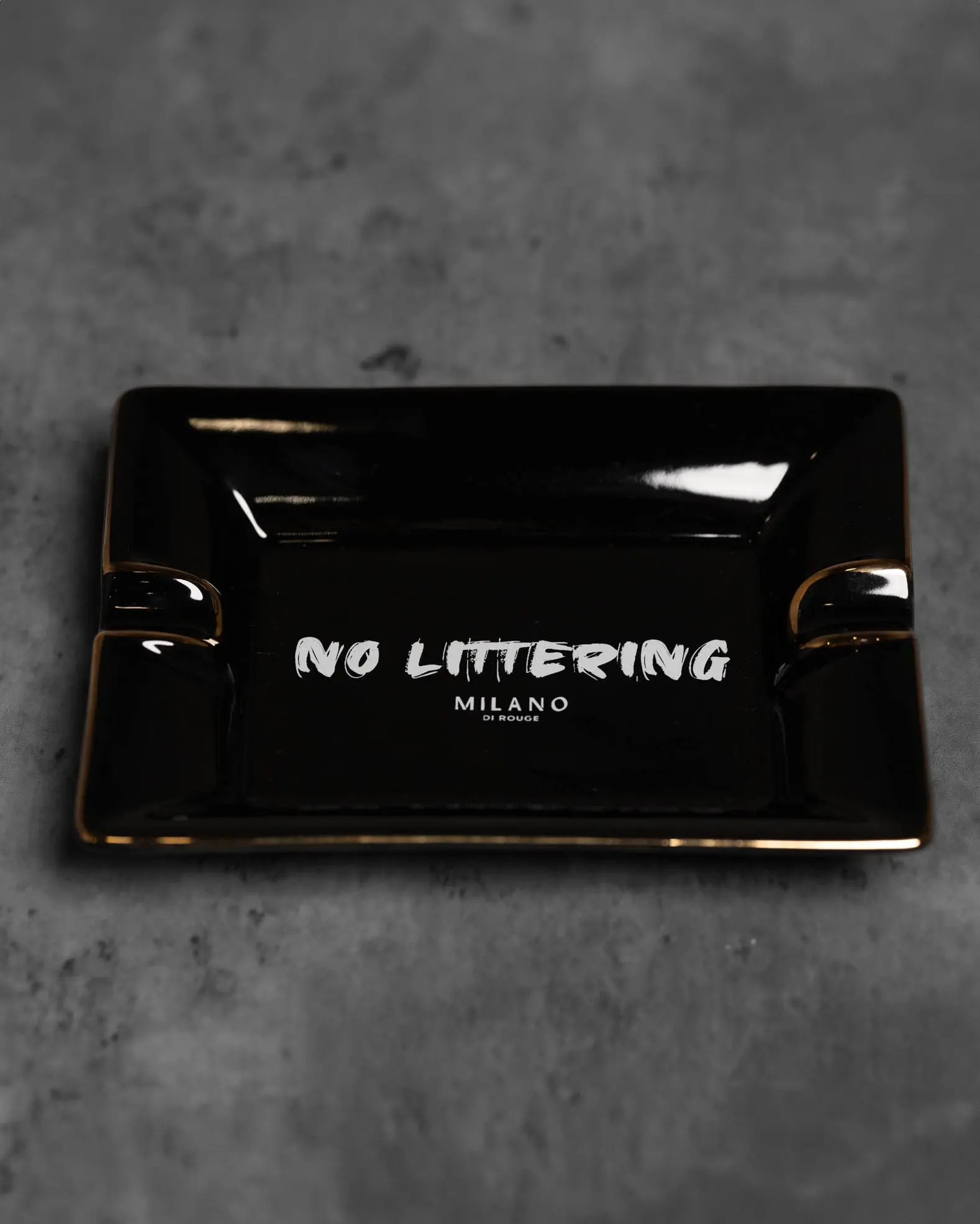 "No Littering" Ashtray