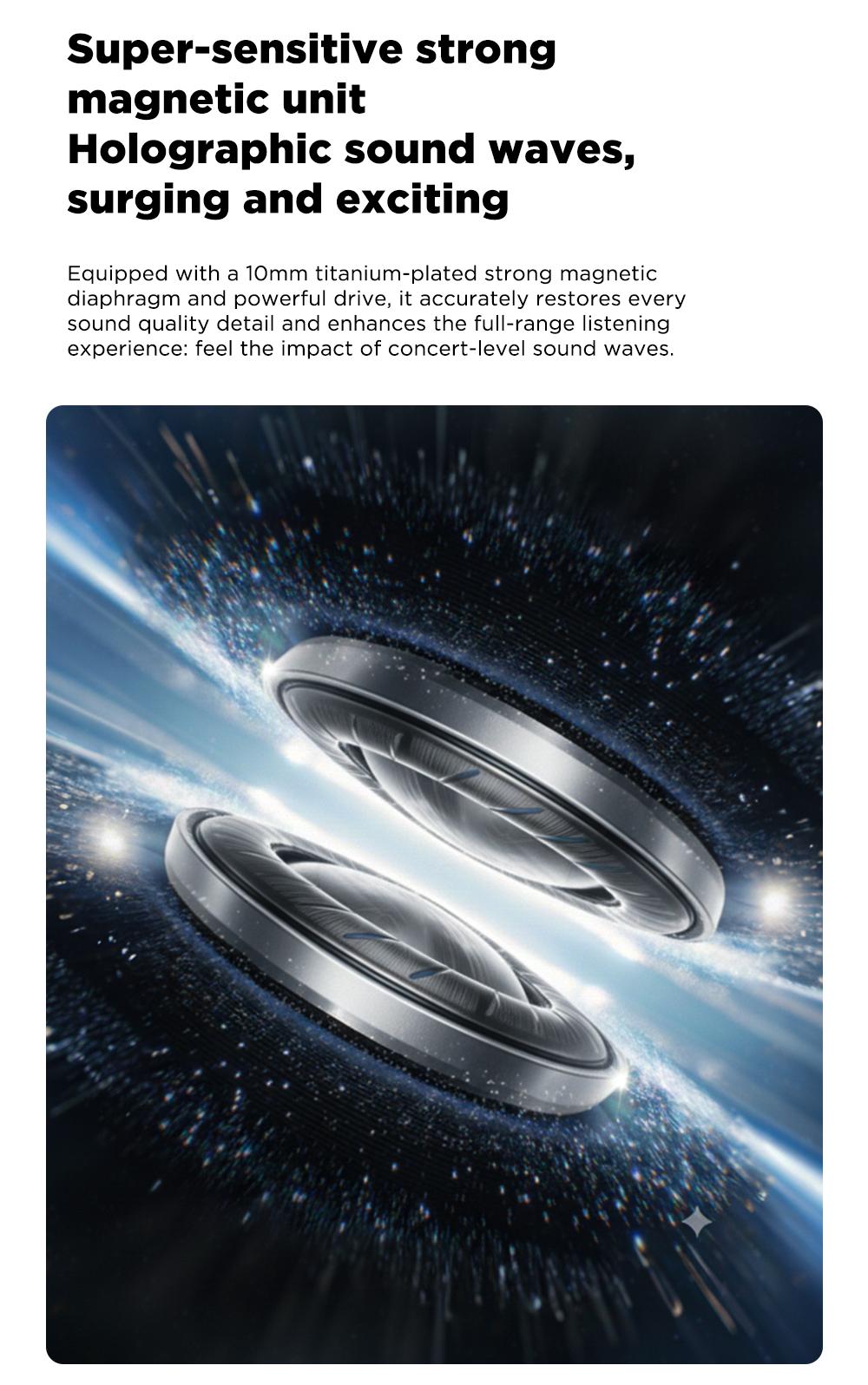 MINISO MS106 Wireless Earbuds Bluetooth 6.0 Earphones, In Ear Earbuds,Waterproof Wireless Earphones, Suitable for Office, Sports, Study and Audio Calls, Built in Microphone, Gaming Bluetooth Headphones