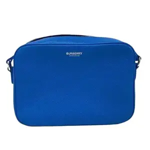 Pre-owned BURBERRY Leather Crossbody Bags Blue Small Camera Crossbody Bag E26010810