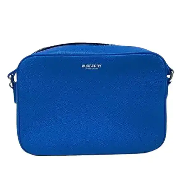 Pre-owned BURBERRY Leather Crossbody Bags Blue Small Camera Crossbody Bag E26010810