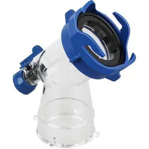 RV Tank Rinser with Backflow Preventer RV Accessories for Toilet and Waste Tank Cleaning Transparent Sewer Tan k Adapter Essential Camper Supplies for Odor Control and Sensor Maintenance