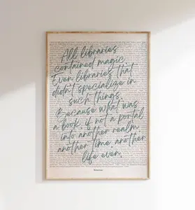 Quicksilver Book Quote, Brimstone, Callie Hart, BookTok, Wall Art Minimalistic Bookish Quote Print Poster (Unframed)