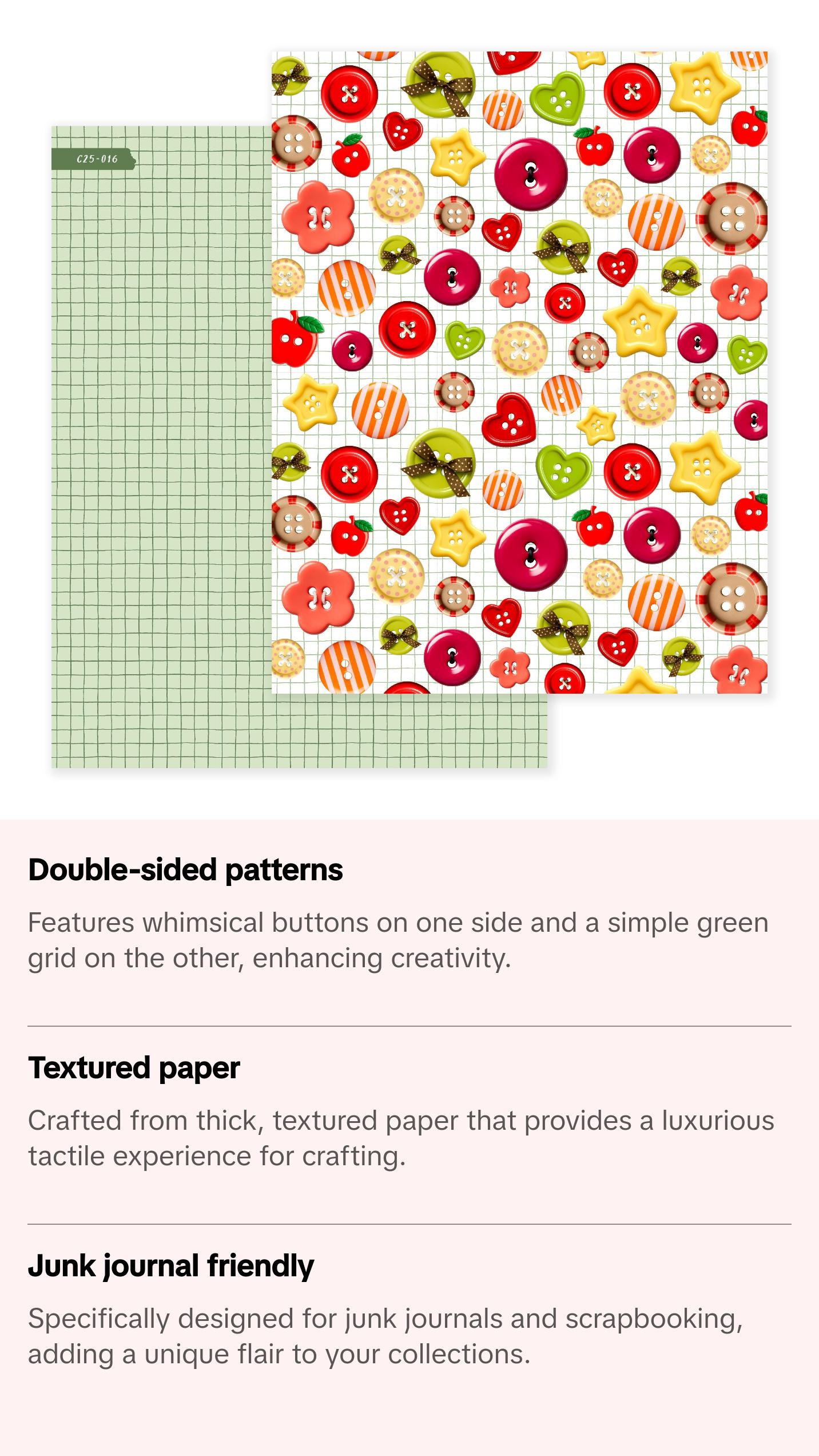 Button Orchard | Scrapbook Paper