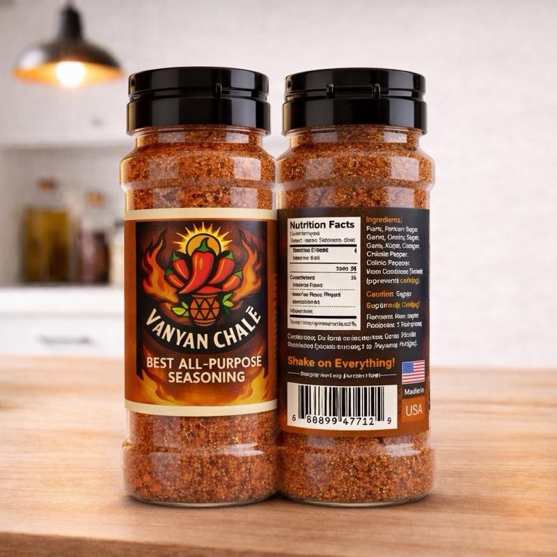 VANYAN CHALÈ boutey ak yon Seasoning pake 2 ansanm