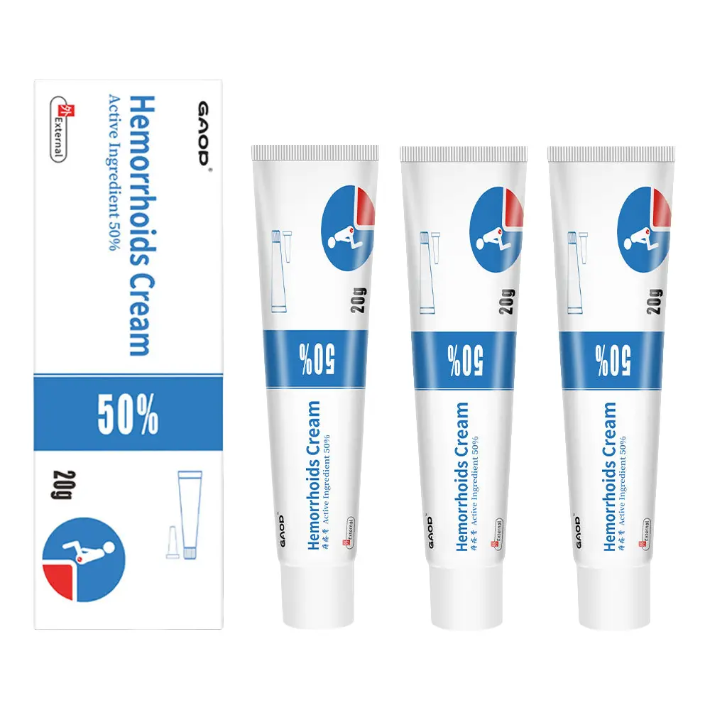 All-Natural Hemorrhoid Cream, Gentle Anti-Bacterial Treatment with a Smooth Texture for Adults, Men & Women - 20g, Ointment, Gentle Moisturizing, Herbal Body Moisturizer, Botanical Herbal Body Lotions & Creams, Healing Body Lotions & Creams