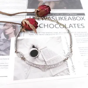 Pre-owned Chanel Crystal Choker T10357536