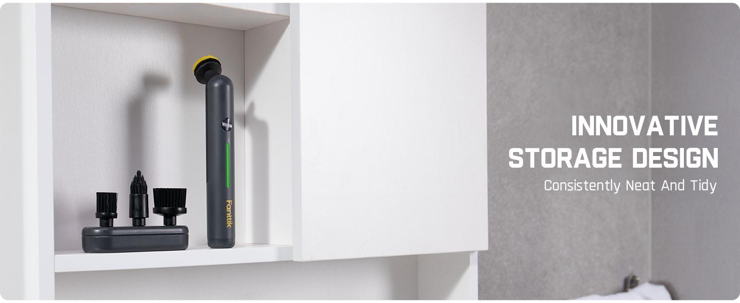 Fanttik G9 Nano Electric Spin Scrubber, Cordless Power Grout Brush, Type-C Fast Charging with LED Power Display, IPX7 Waterproof, 8 Replaceable Heads for Cleaning Grout, Corners, Crevices Fanttik G9 Nano Electric Spin Scrubber, Cordless Power Grout Brush, Type-C Fast Charging with LED Power Display, IPX7 Waterproof, 8 Replaceable Heads for Cleaning Grout, Corners, Crevices