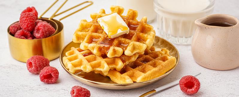 Crownful Mini Waffle Maker, Non-Stick, 4 Inch Chaffle Maker for Familes and Kids, Perfect for Breakfast, Dessert, Sandwich, Egg Cooker Machine & Kitchen Appliances