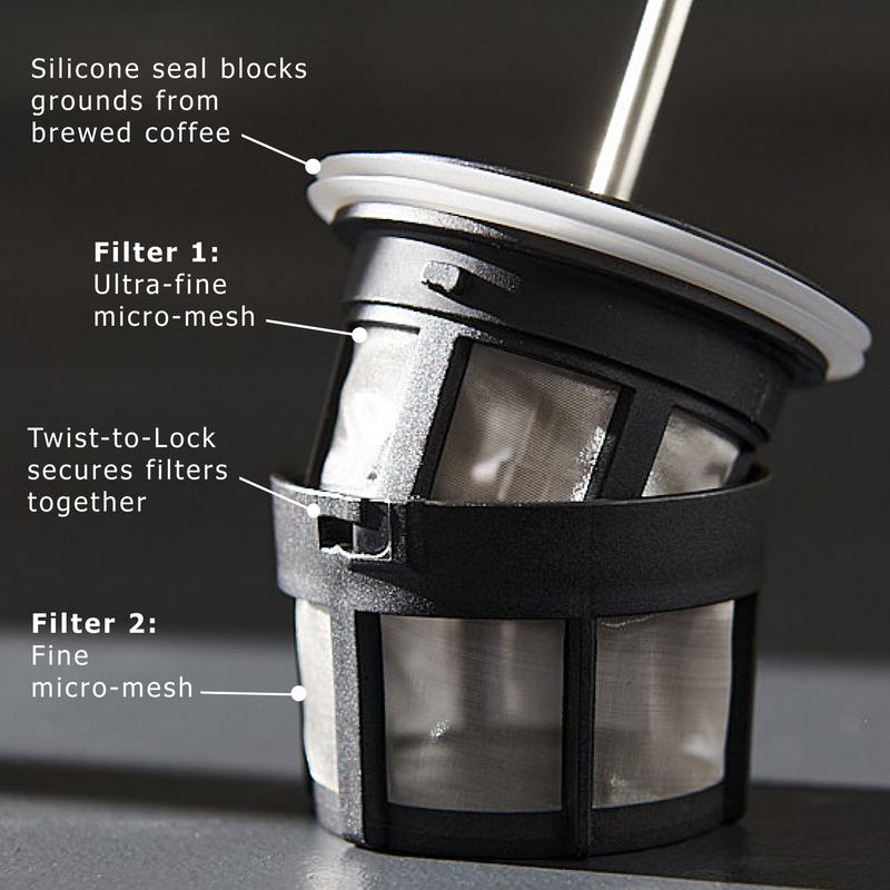 ESPRO P0 Ultralight Travel French Coffee Press Brewing Camping Patented Technology Vaccuum Pots Stainless Steel Tea