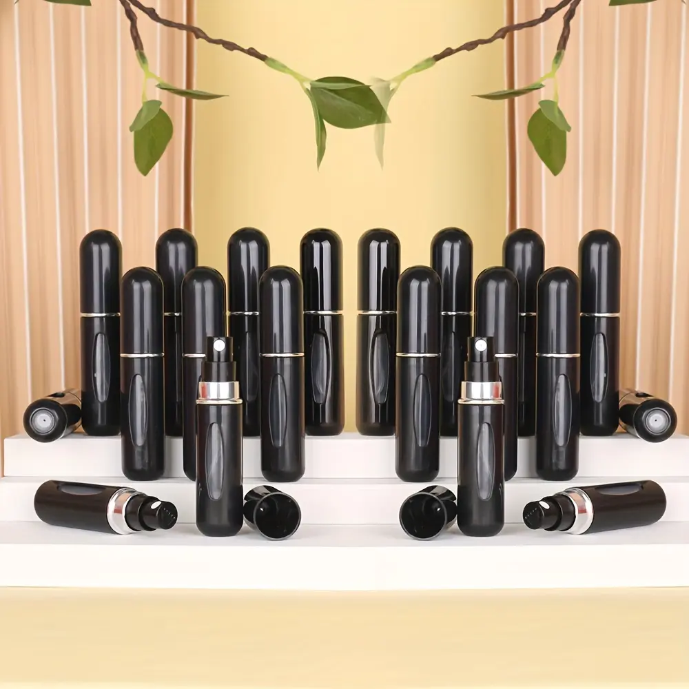 20/50Pcs 5ml mini perfume sample bottles, Empty perfume bottles, Refillable spray containers, portable size and leak-proof sealing, Lightweight and space-saving, perfect for daily perfume storage, business trips and outdoor use