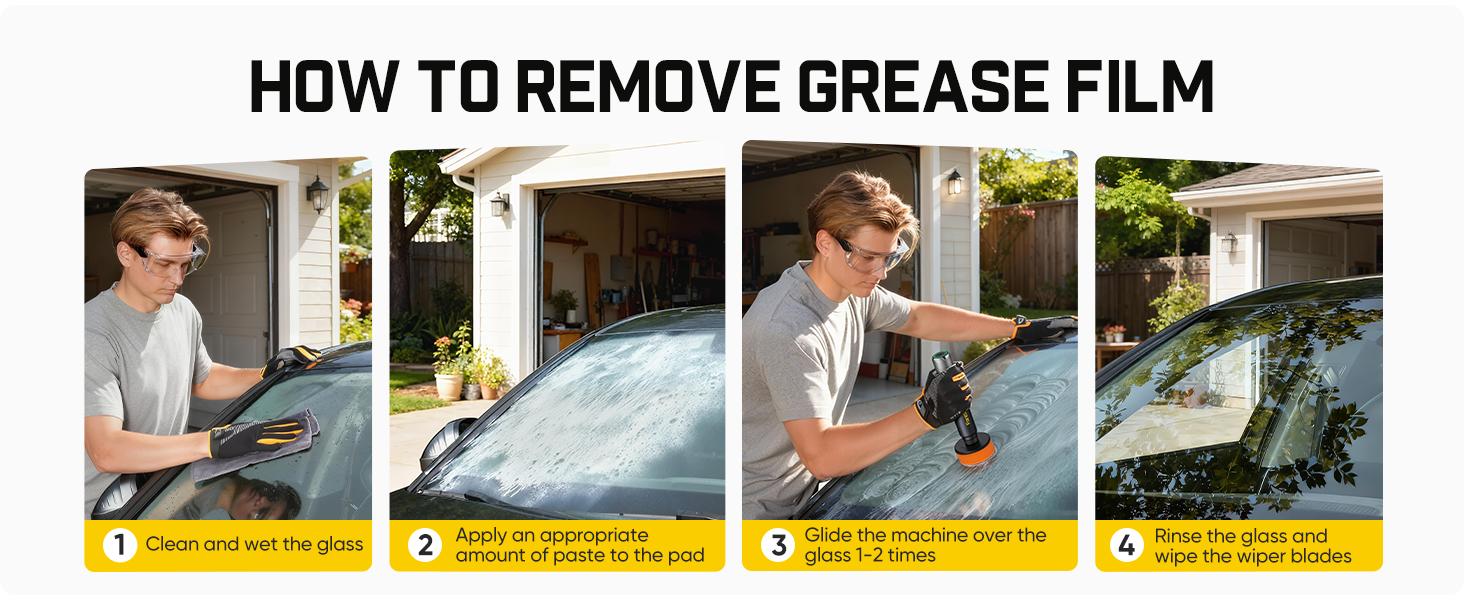 Fanttik P10 Pro Mini Car Buffer Polisher, 4000mAh Cordless Rotary Car Polisher Waxer, 2 Inch/3 Inch, 3 Variable Speed 300-950 RPM Car Detailing Kit for Polishing, Sanding, Waxing and Cleaning