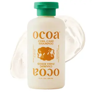 OCOA Curl Care Shampoo - Nourishing & Moisturizing Apple Flower Formula for Wavy & Curly Hair, Sulfate-Free, Natural Haircare, Healthy Coloring Conditioner Moisture