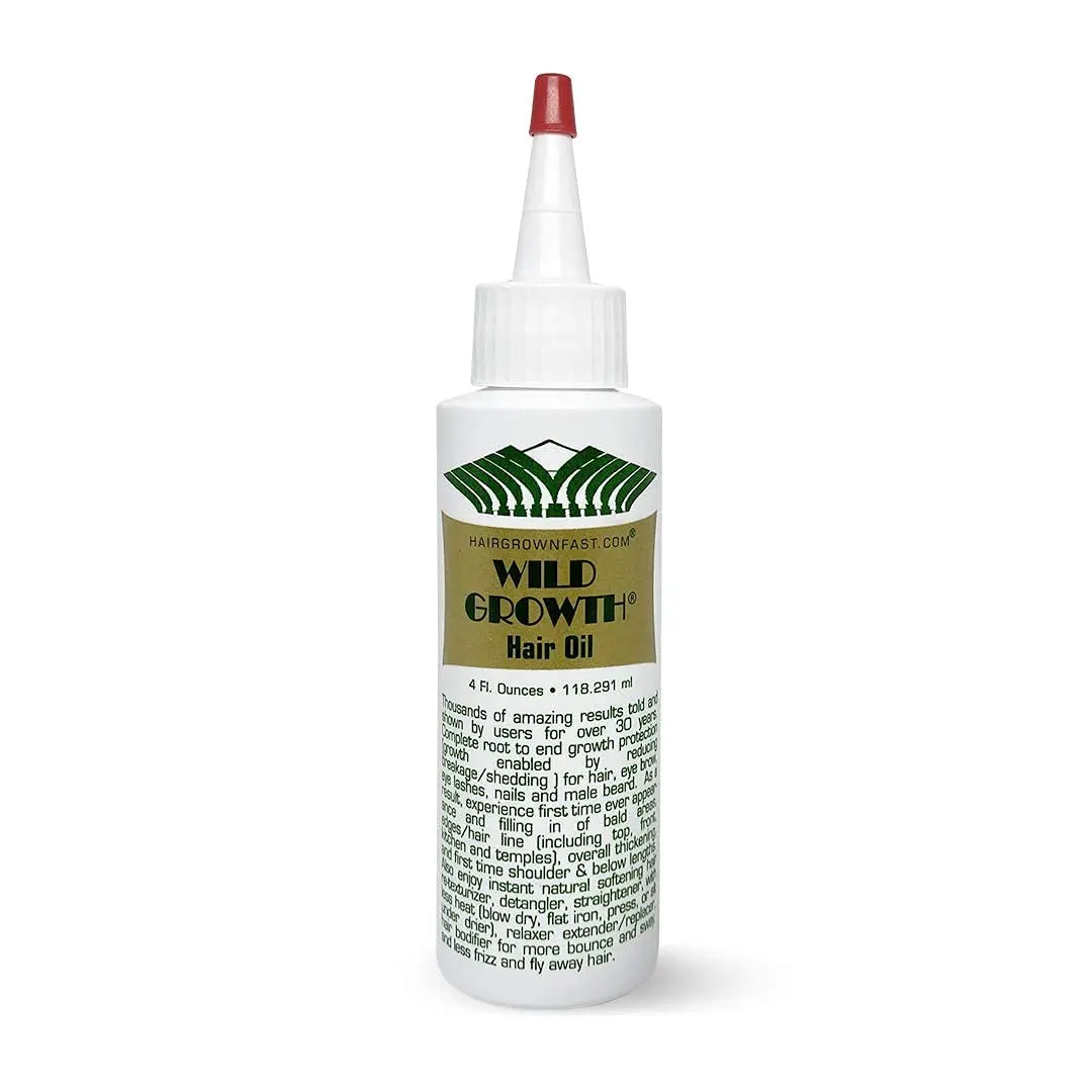 Wild Growth Hair Oil, Men's Haircare Scalp Growth Oil with Pumpkin Seed & Mushroom Extracts, Strengthens for Thicker Stronger Locks