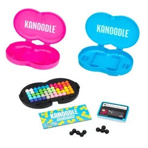 Educational Insights Kanoodle Fan Edition – 20th Anniversary Limited Edition Puzzle Game, Cyan & Magenta, Brain Teaser Toy, Travel Game, Build Logic, Critical Thinking & Problem-Solving Skills