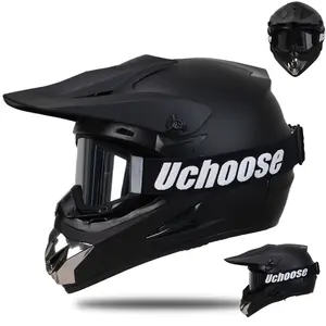 Off road helmet, mountain rally helmet, open and detachable brim, lightweight unisex bicycle helmet