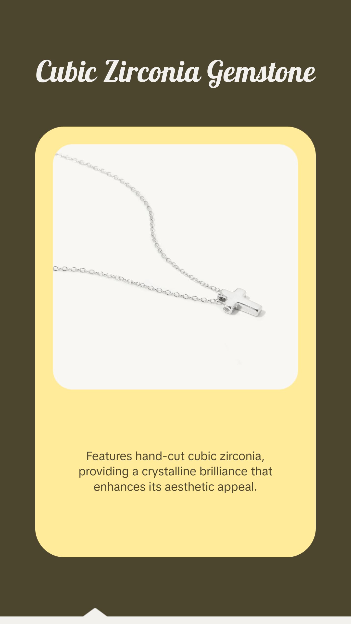 Leona Cross Necklace