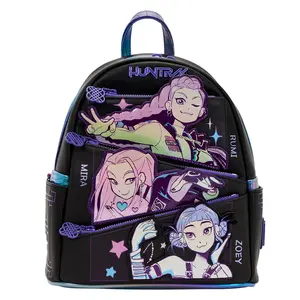 KPop Demon Hunters HUNTR/X Mini Backpack with Photo Card Charm