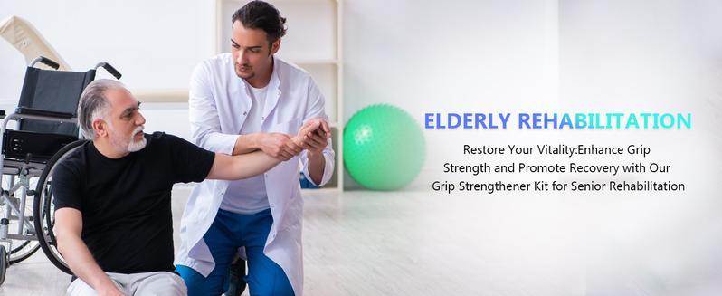 5 PCS Grip Strength Trainer Kit, Hand Gripper Strengthener, Forearm Strengthener, Finger Strengthener, Finger Exerciser, Stress Relief Ball, Forearm Workout Ring for Muscle Building and Injury Recover