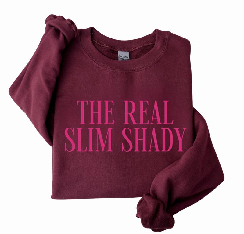 The Real Slim Shady Sweatshirt, The Real Slim Shady Tee, Unisex Cotton Casual Streetwear Top for Women