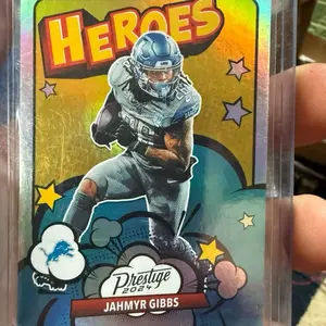 2024 Panini Prestige Hero’s Jahmyr Gibbs #3