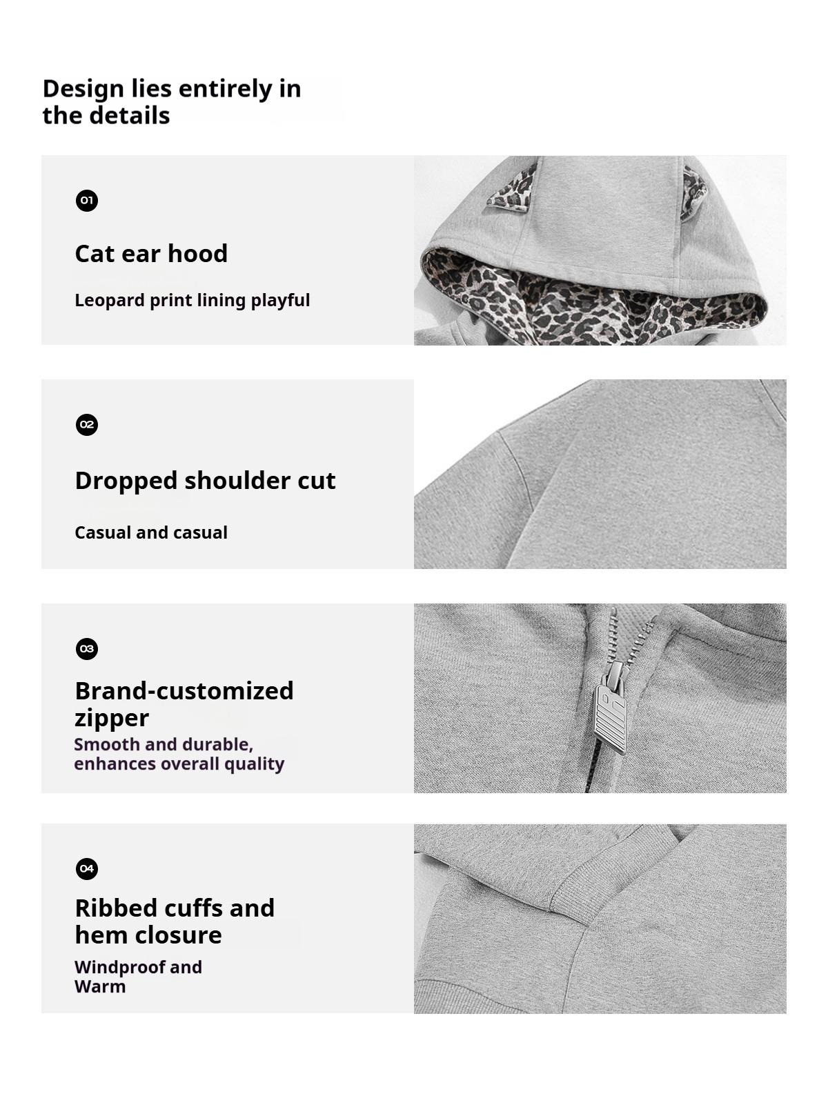 FDR Leopard Lounge Hoodie Crop Sweatsuit Sets Unisex Oversized Sweatshirt Baggy Fall Winter Fashion Sweatpants with Pockets Casual Baggy Jeans Stretchy Wide Leg for Women & Men #valentinesday #tiktokshopjumpstartsale #valentinesdaygift SpringStatements