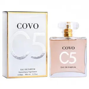 Covo C5 for Women Eau De Parfum 3.4 fl oz- Pure Femininity in a Bottle - Delicate Floral Scents of Jasmine and May Rose - Cruelty-Free Perfume Precious Gift for Women