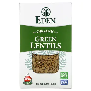 Eden Foods Organic, Green Lentils, 16 oz (454 g)