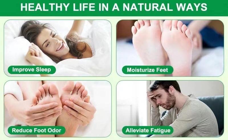Foot Detox Patches for Stress Relief, Toxin Remova&Better Sleep Natural Deep Cleansing Pads Healthy Healthcare Solution Treatment