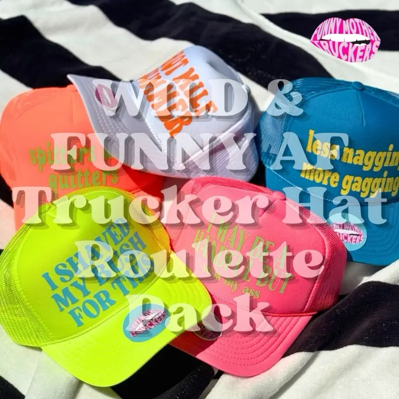Wild AF Roulette Trucker Hat Pack