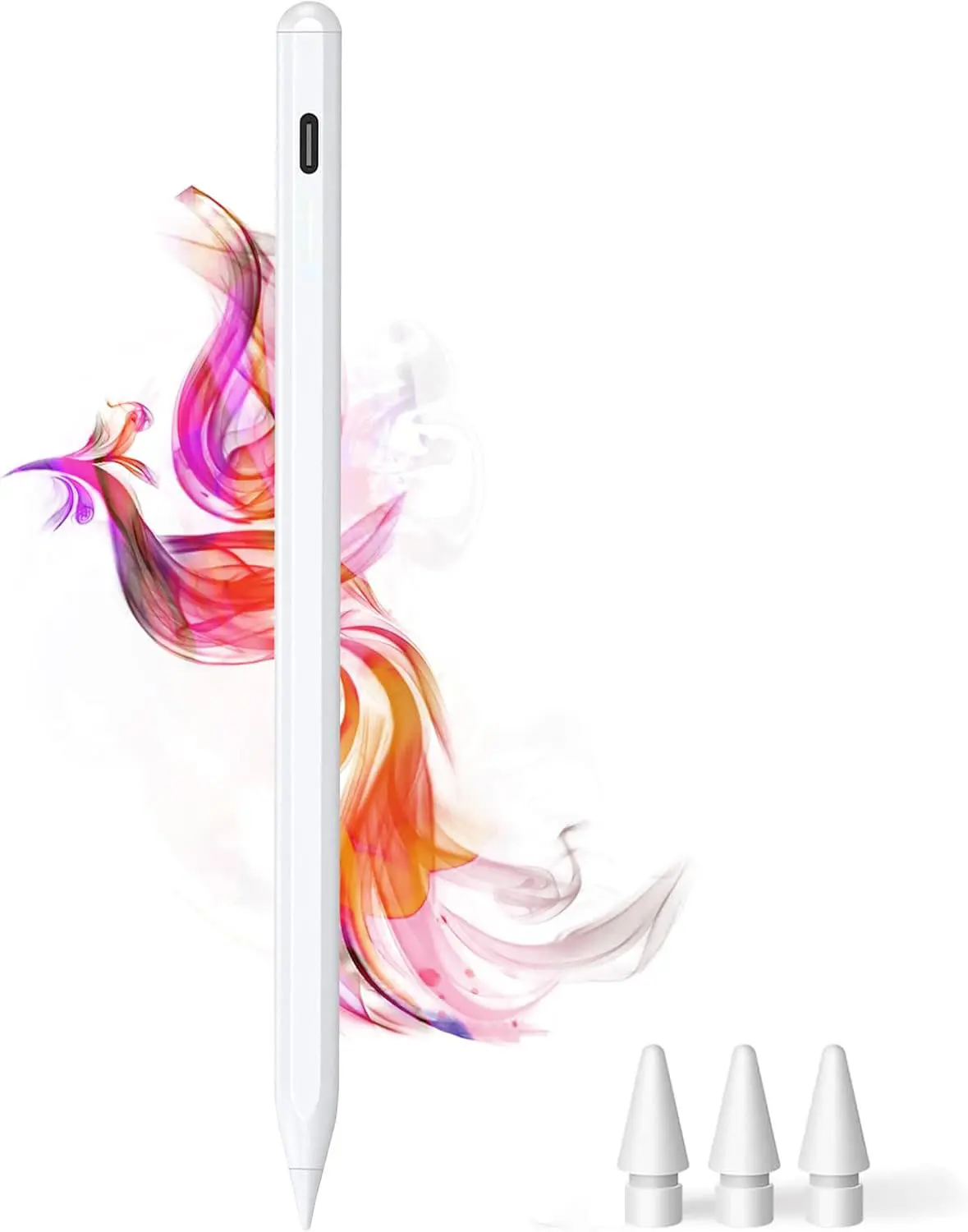 Stylus Pen for iPad 2018-2026, Fast USB-C Charge Palm Rejection, Magnetic Attachment, Compatible with Apple Pencil iPad 11/10/9/8/7/6, pro 13/12.9/11, Air 3/4/5/M2/M3/M4, and Mini 5/6/7 Gen BackToSchool