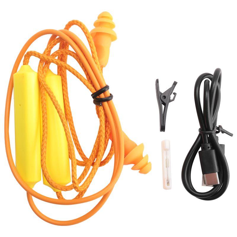 Ear Plugs Bluetooth Earphone for Work, Noise Suppression, Hearing Protection,Construction Sites, Noisy Places Blue