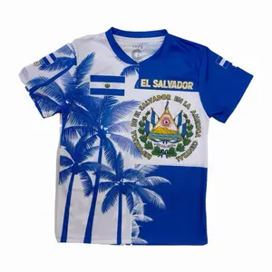 El Salvador Jersey Black Color with Blue Accents and 503 ES Logo for Sports Fans