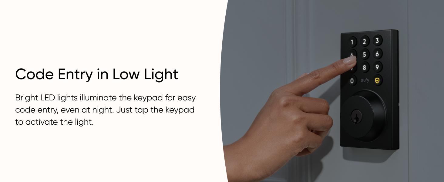 eufy Security Smart Lock C30, Keyless Entry, Built-in WiFi Deadbolt for Front Door, No Bridge Required, Easy Installation, App Remote Control, Auto Lock｜Spingtok