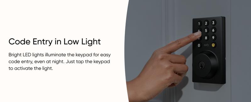 eufy Security Smart Lock C30, Keyless Entry, Built-in WiFi Deadbolt for Front Door, No Bridge Required, Easy Installation, App Remote Control, Auto Lock｜Spingtok