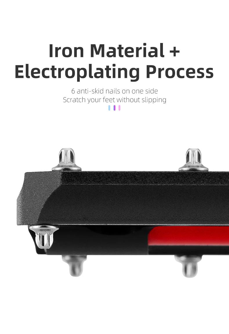 ROCKBROS CNC Aluminum Folding Bike Pedals, Quick Release, 9/16" Thread, Ultralight