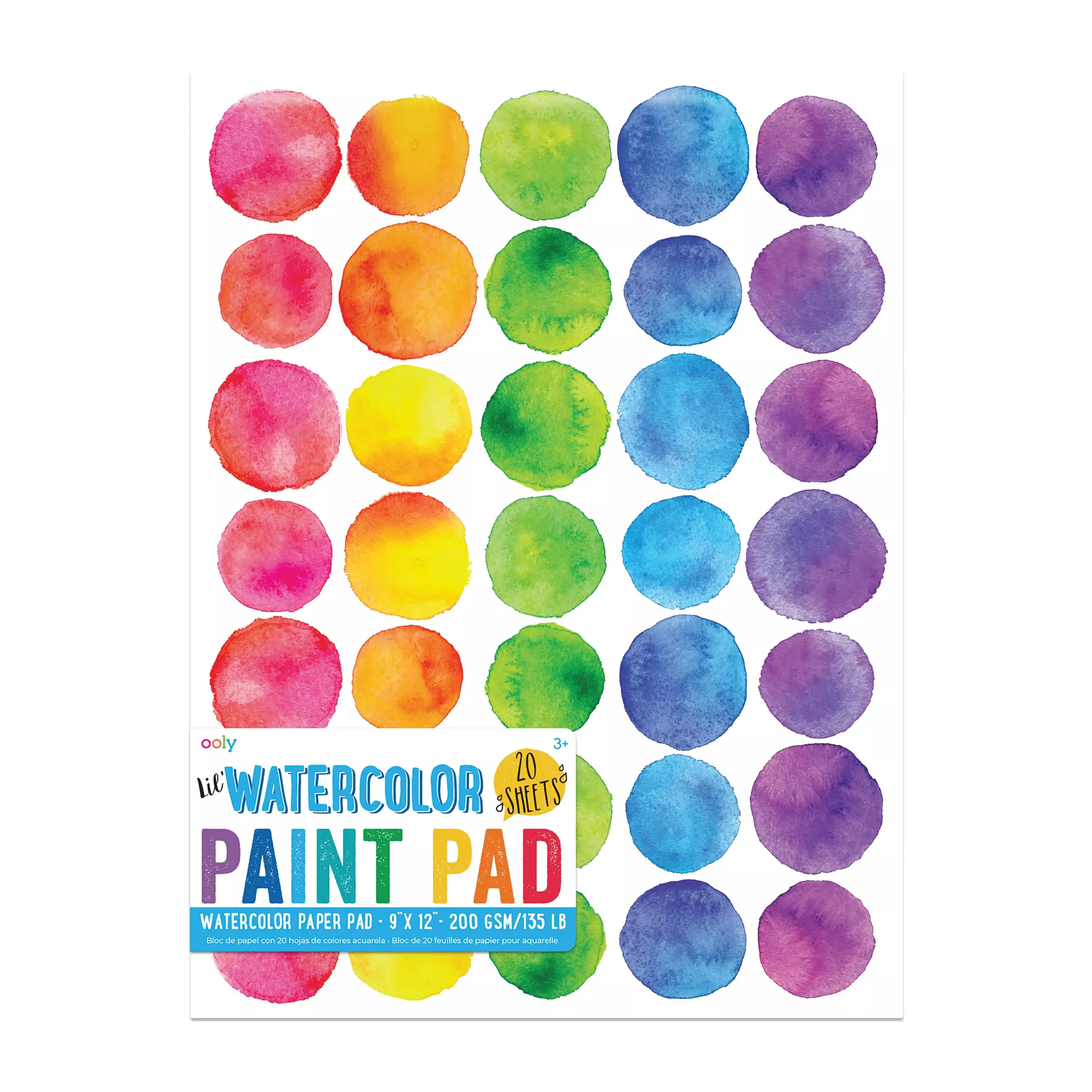 Lil' Watercolor Paint Pad - 20 Sheets
