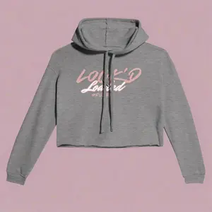 Women's Cropped Hoodie | RUGBY LOCK l LOCK'D & LOADED