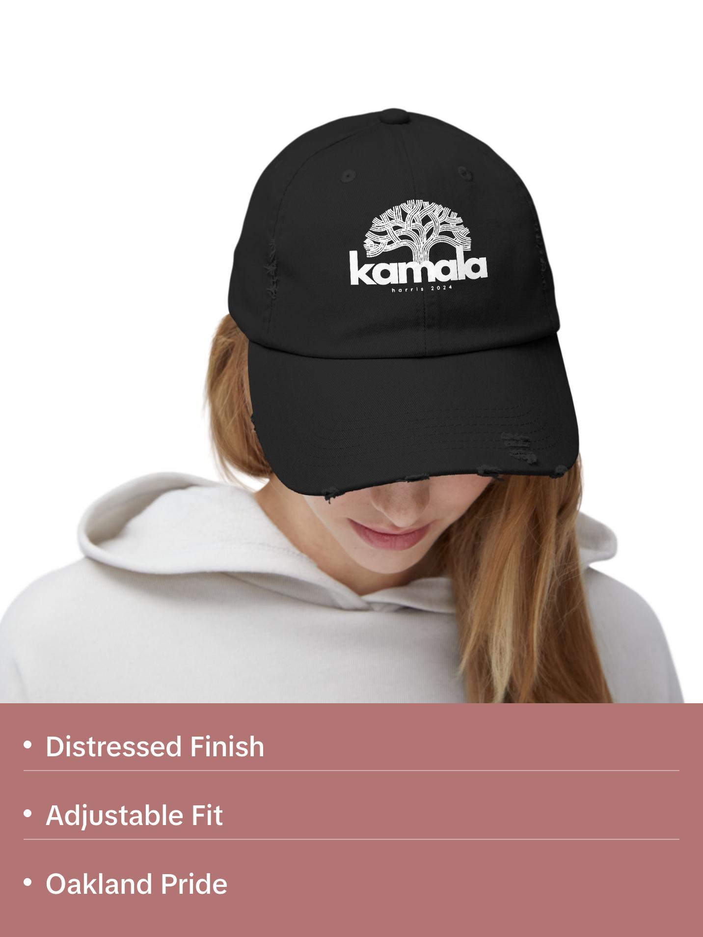 Kamala Oakland Roots - Kamala Harris Hat - Distressed Hat