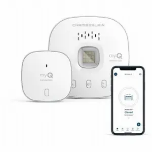 212 MAIN Chamberlain 232201 MYQ Wireless Garage Door Opener Control - Multi-Compatible Smartphone Remote, Wi-Fi Sync Smart Home Device, Secure Access, Universal Fit Bracket, Power Cord, Fingerprint and Passcode Security, App Download, Door Sensor, Enhance