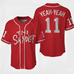 The Sandlot #11 Yeah-Yeah Red Baseball Jersey, The Sandlot Jersey Shirt, Vintage Movie Baseball Shirt, Retro Baseball Jersey Men Women Youth Kids, Classic Game Day Outfit