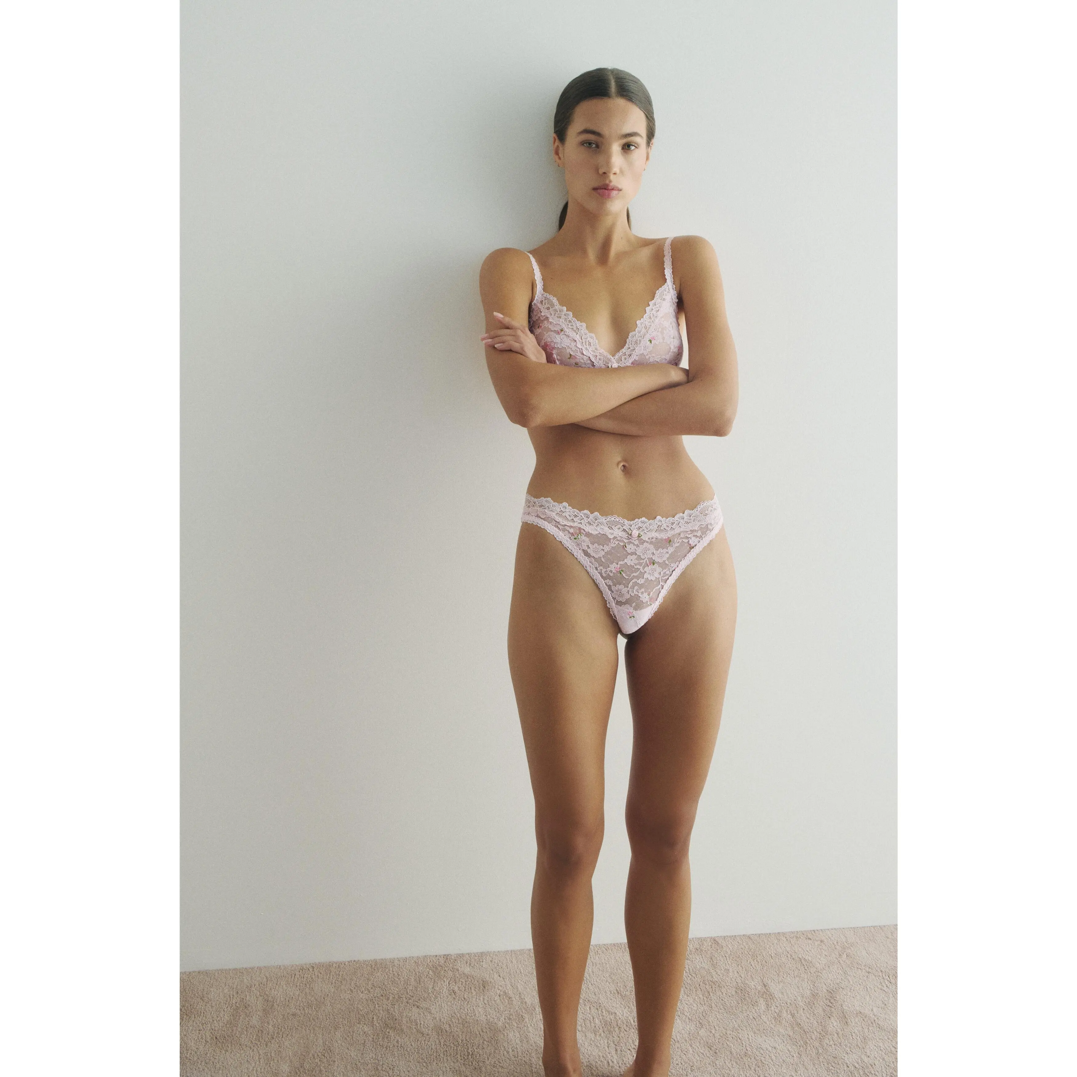 H&M 2-pack lace thong briefs