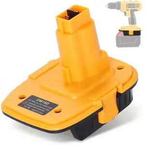 Battery Adapter for DeWalt 20V & Milwaukee 18V Lithium, Replaces DCA1820 DC9096, Fits DeWalt 18V NiCad Tools / Converter (1/2/4 Pack)