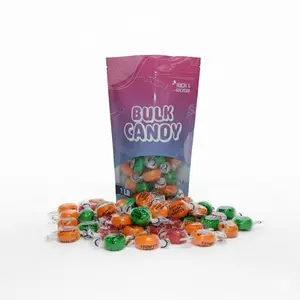Sugar-Free Assorted Fruit Flavor Hard Candy - 1 lb Bulk Bag (Approx 75 Count) - Keto & Diabetic Friendly, Low-Calorie, Individually Wrapped, Bursting Fruit Flavors
