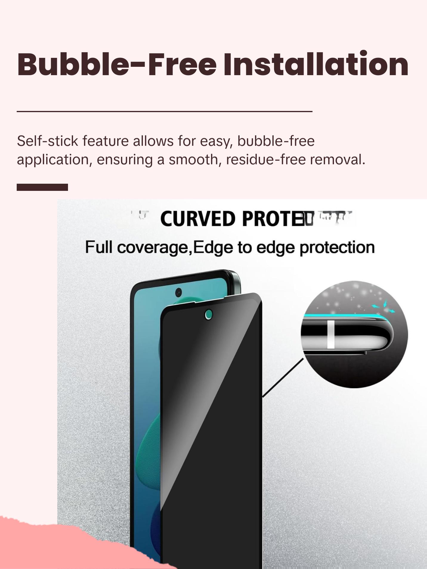 2 Pcs Privacy Screen Protector for Motorola Moto G 5G 2024 /G Play 2024 Anti-Spy Anti Peeping Tempered Glass Installation Protection 2 Pcs Privacy Screen Protector for Motorola Moto G 5G 2024 /G Play 2024 Anti-Spy Anti Peeping Tempered Glass Installation Protection