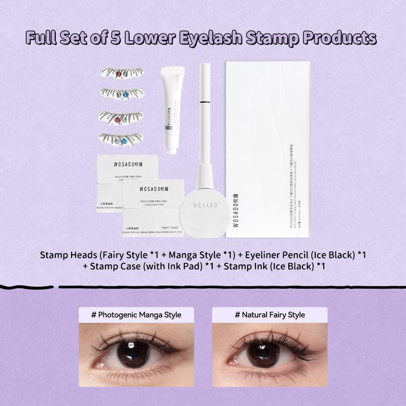 Wosado BearisBug  Gift Box Set Soft Magnetic Eyelashes All-in-One Box, Reusable, Glue-Free, Waterproof, Lightweight, Natural Style Makeup Cosmetic