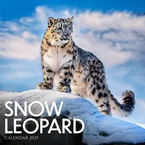 Snow Leopard Calendar 2025: A Year Celebrating the Beauty and Grace of Snow Leopards Paperback – October 14, 2024