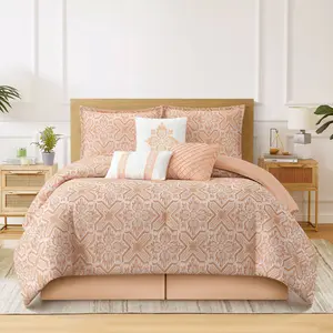 Blaze 7 Piece Jacquard Comforter Set