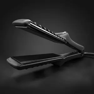 LED Black Titanium Flat Iron 1"