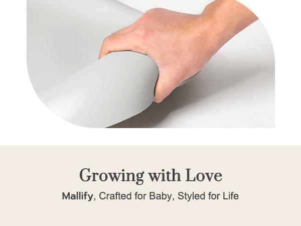 Wipe-Clean Baby Changing Pad, Waterproof Durable PU Pad, Soft & Non-Slip Safety Belt & Hanging Toys, Easy to Adjust & Removable Bar, Gray, Supplies Newborn, TikTokShopBlackFriday