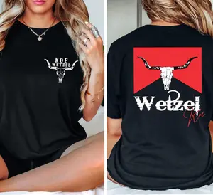 High Road Graphic Western Shirt, Cow Print Birthday Gift, Koe Wetzel Meme Tee, Country Girl Custom T-shirt, Yellowbush Rodeo Style Shirt